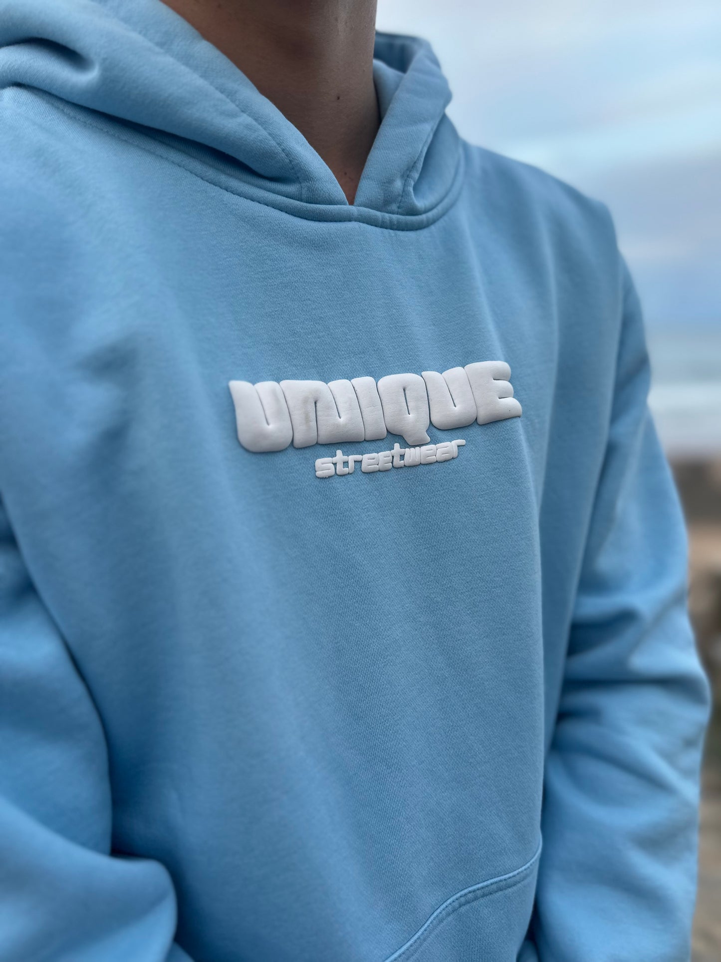 UNIQUE BLUE HOODIE