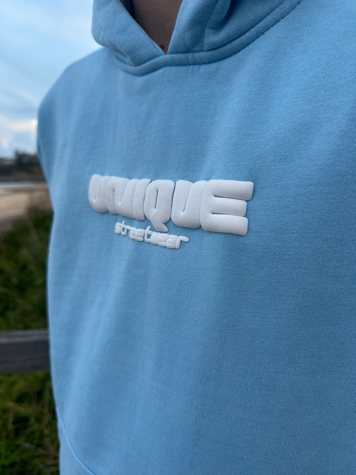 UNIQUE BLUE HOODIE